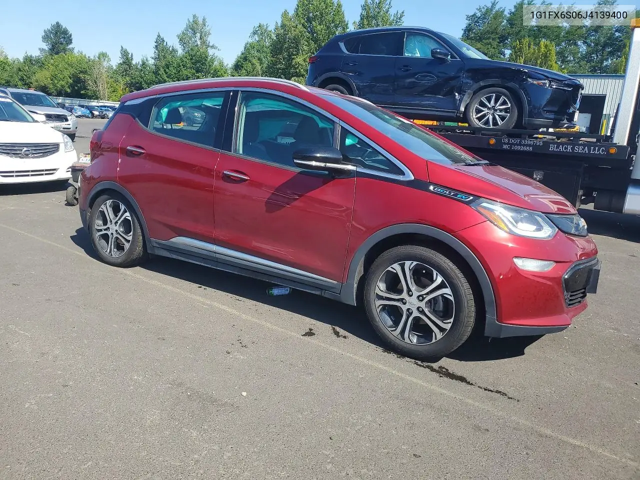 2018 Chevrolet Bolt Ev Premier VIN: 1G1FX6S06J4139400 Lot: 60214036