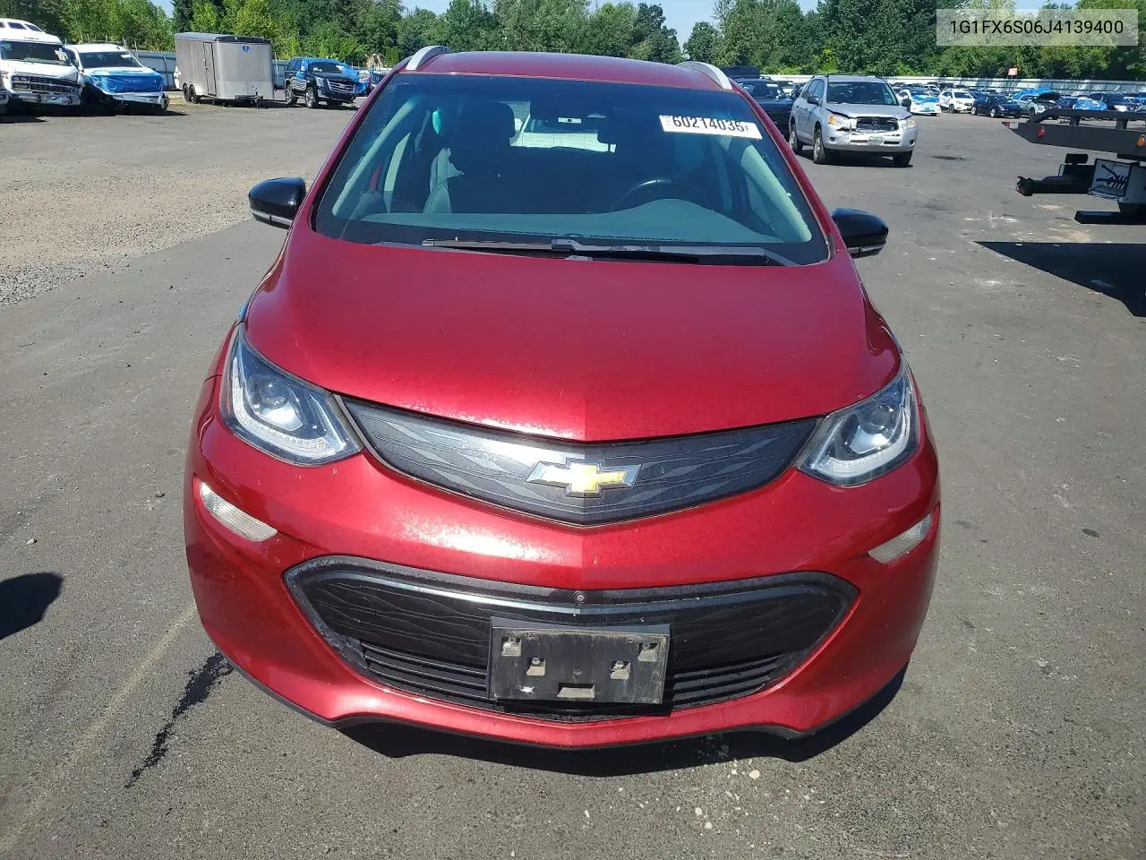 2018 Chevrolet Bolt Ev Premier VIN: 1G1FX6S06J4139400 Lot: 60214036