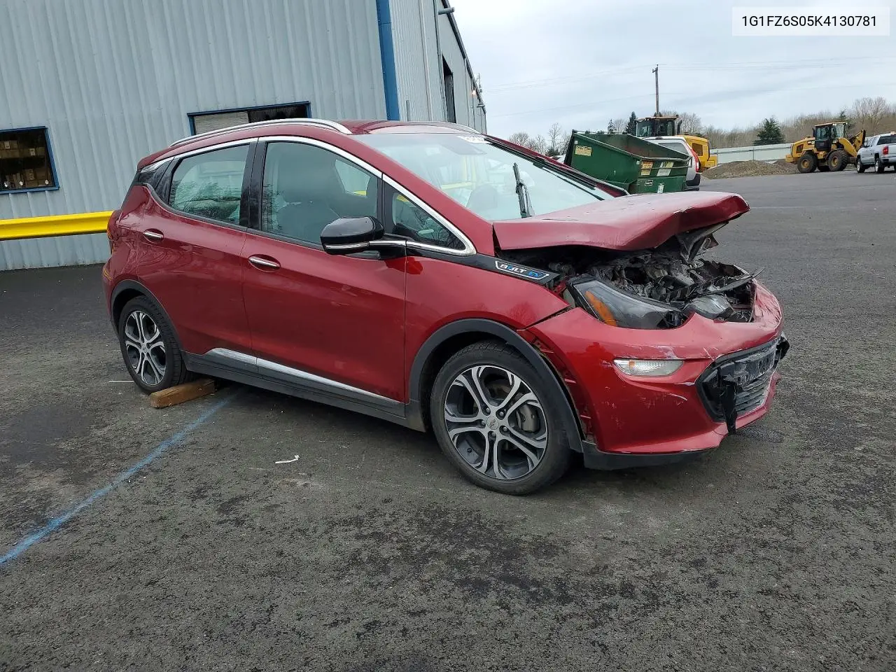 2019 Chevrolet Bolt Ev Premier VIN: 1G1FZ6S05K4130781 Lot: 46402096