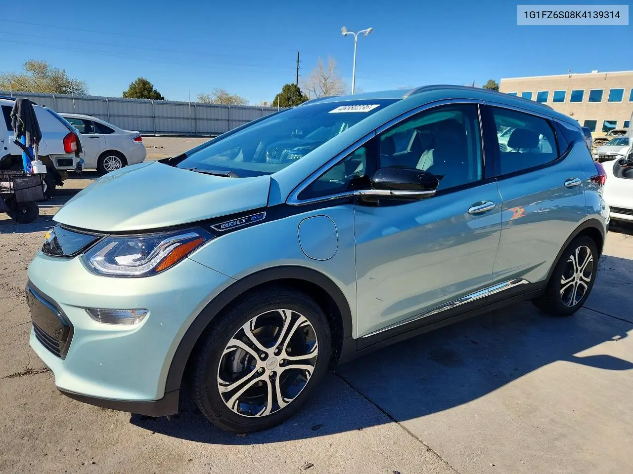 2019 Chevrolet Bolt Ev Premier VIN: 1G1FZ6S08K4139314 Lot: 46880236