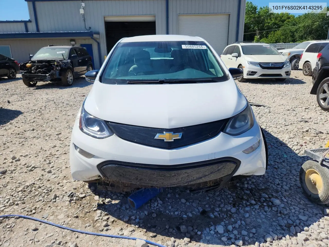 2019 Chevrolet Bolt Ev Lt VIN: 1G1FY6S02K4143295 Lot: 55885266