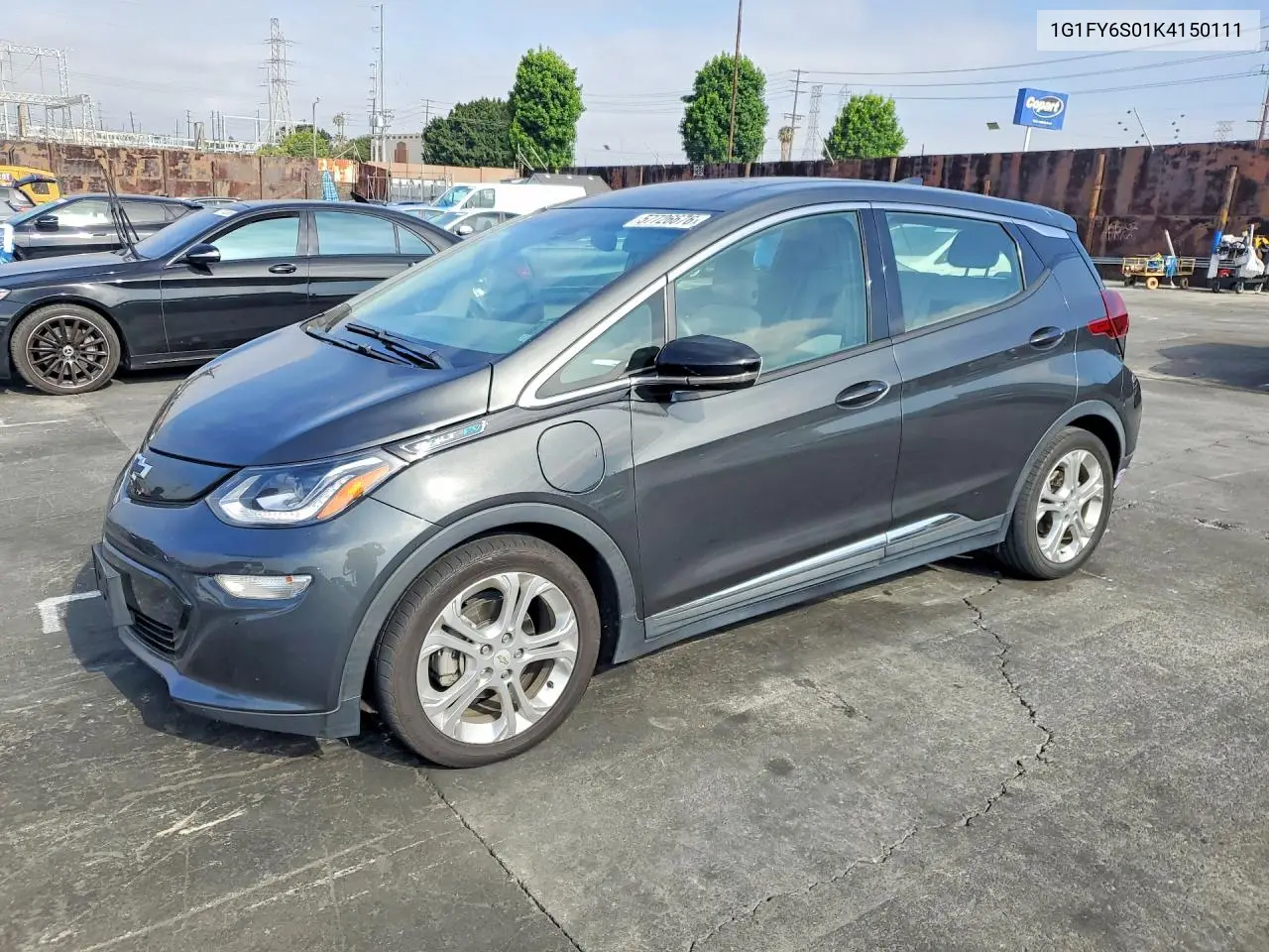 2019 Chevrolet Bolt Ev Lt VIN: 1G1FY6S01K4150111 Lot: 57726676