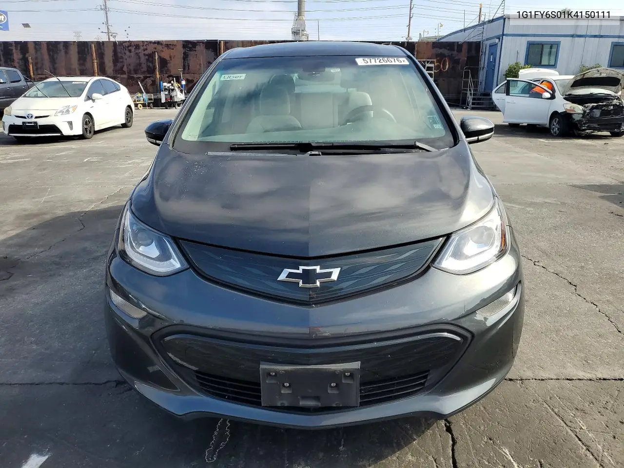2019 Chevrolet Bolt Ev Lt VIN: 1G1FY6S01K4150111 Lot: 57726676