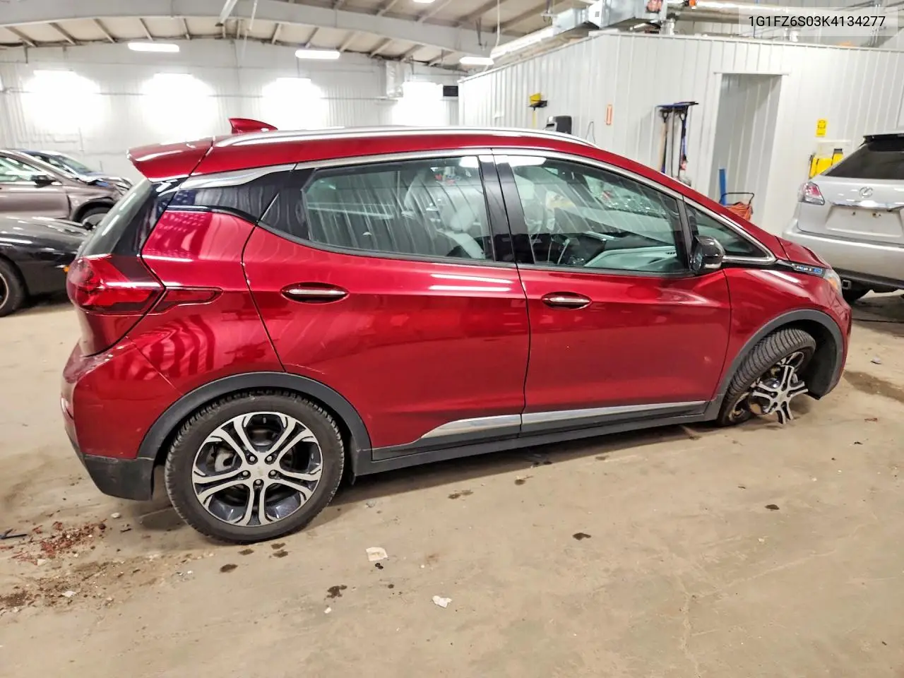 2019 Chevrolet Bolt Ev Premier VIN: 1G1FZ6S03K4134277 Lot: 57758296