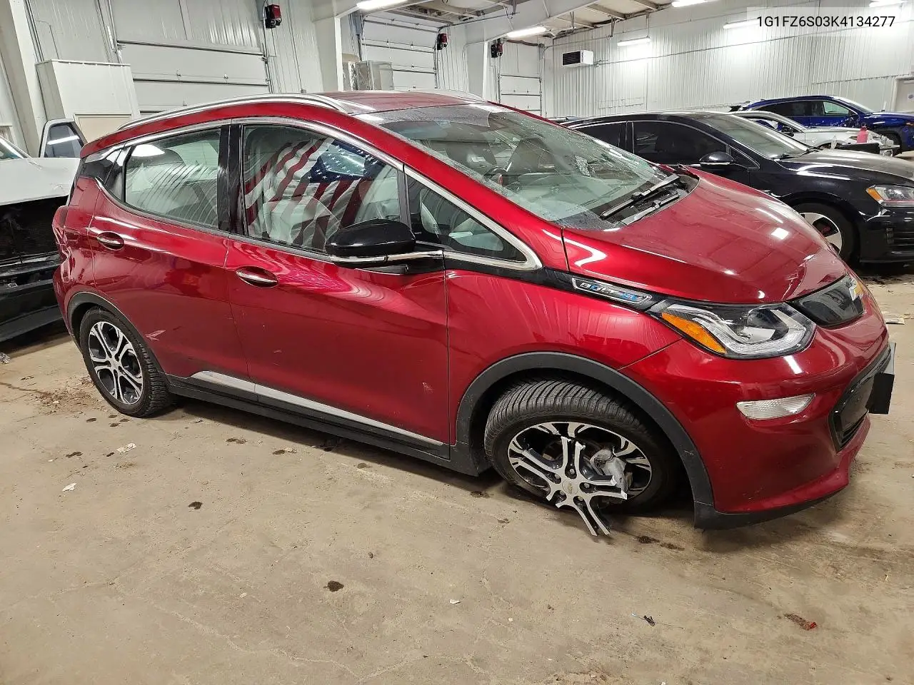 2019 Chevrolet Bolt Ev Premier VIN: 1G1FZ6S03K4134277 Lot: 57758296
