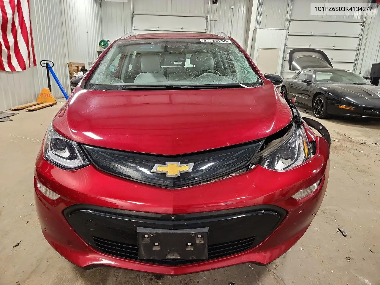 2019 Chevrolet Bolt Ev Premier VIN: 1G1FZ6S03K4134277 Lot: 57758296