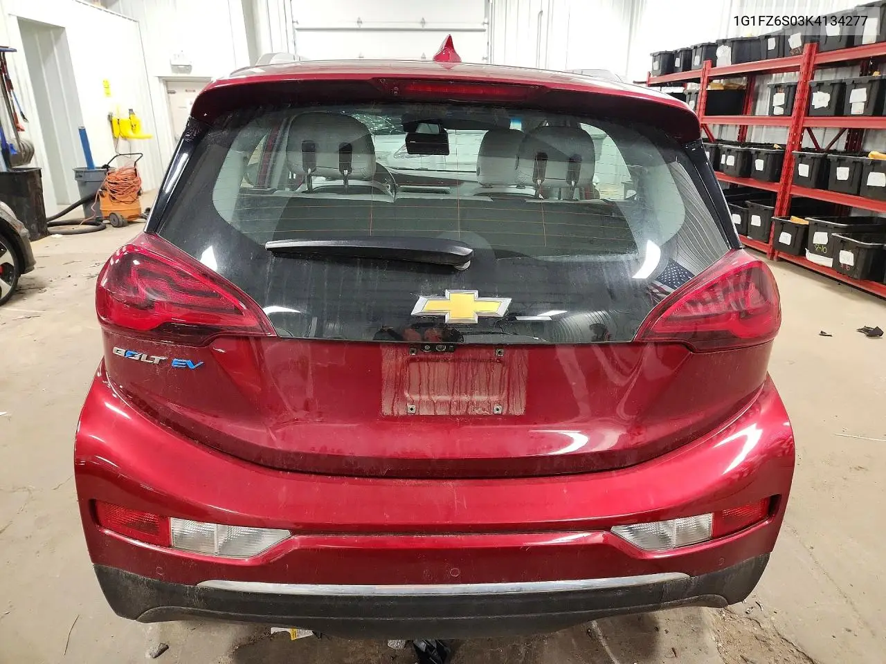 2019 Chevrolet Bolt Ev Premier VIN: 1G1FZ6S03K4134277 Lot: 57758296