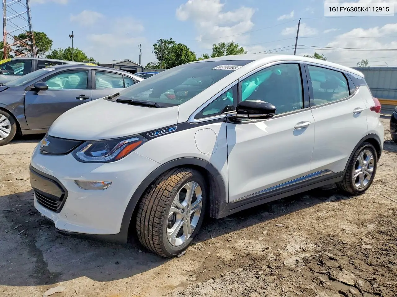 2019 Chevrolet Bolt Ev Lt VIN: 1G1FY6S05K4112915 Lot: 58798896
