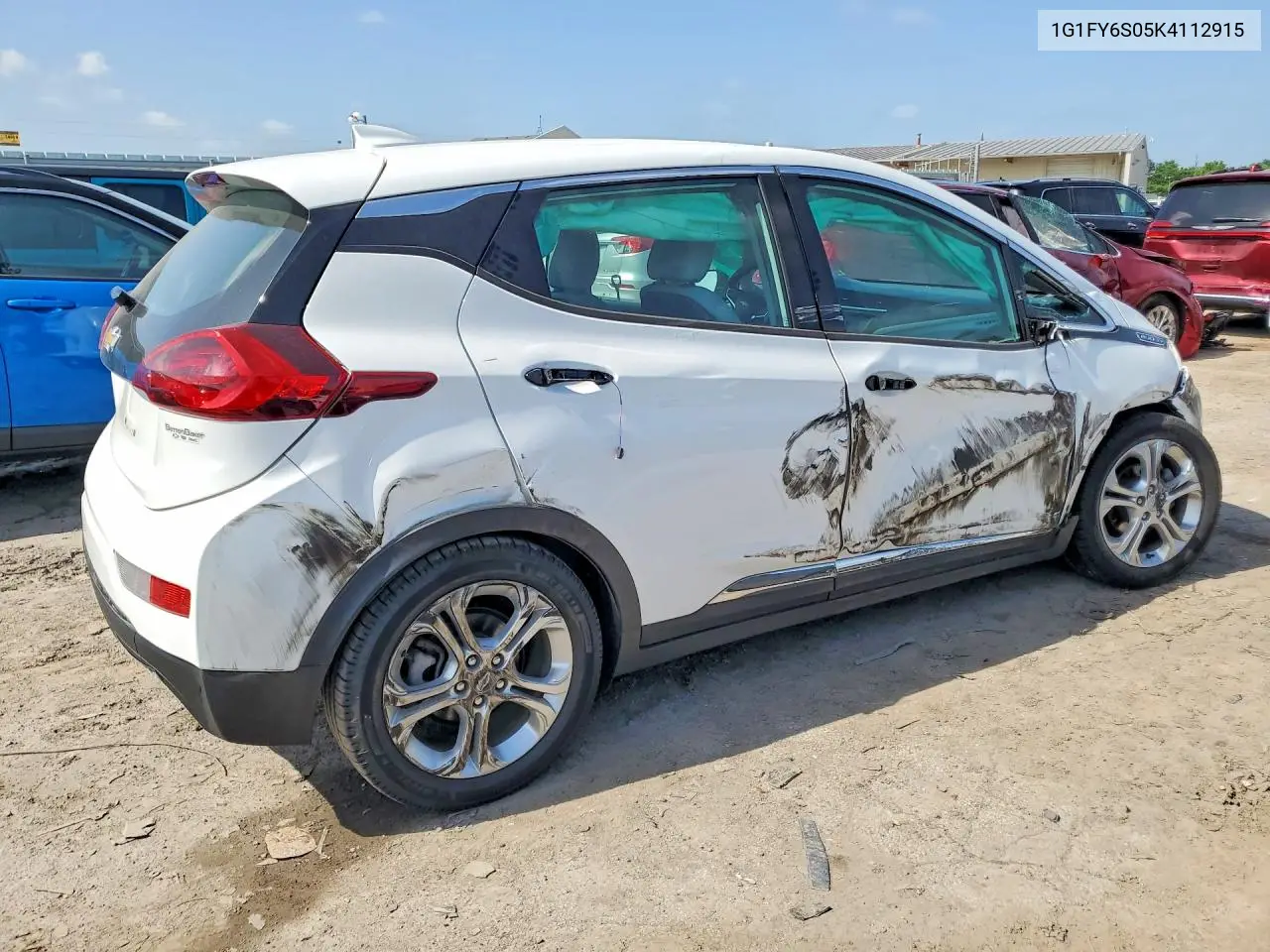 2019 Chevrolet Bolt Ev Lt VIN: 1G1FY6S05K4112915 Lot: 58798896