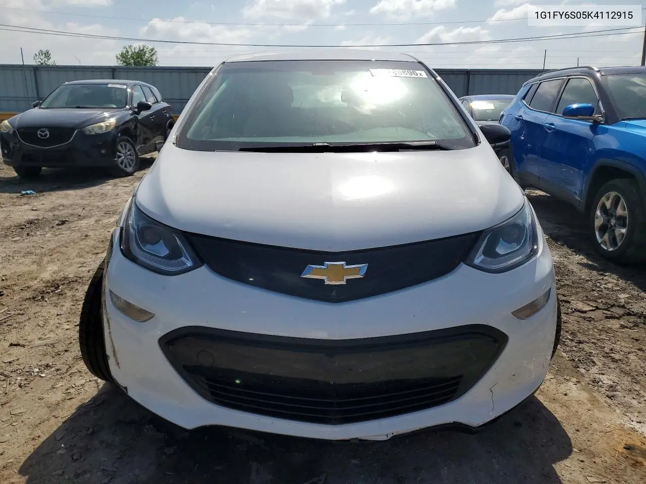 2019 Chevrolet Bolt Ev Lt VIN: 1G1FY6S05K4112915 Lot: 58798896