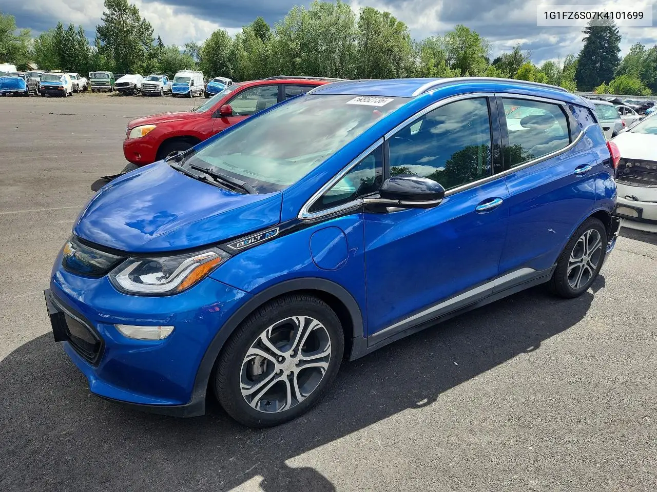 2019 Chevrolet Bolt Ev Premier VIN: 1G1FZ6S07K4101699 Lot: 58952736
