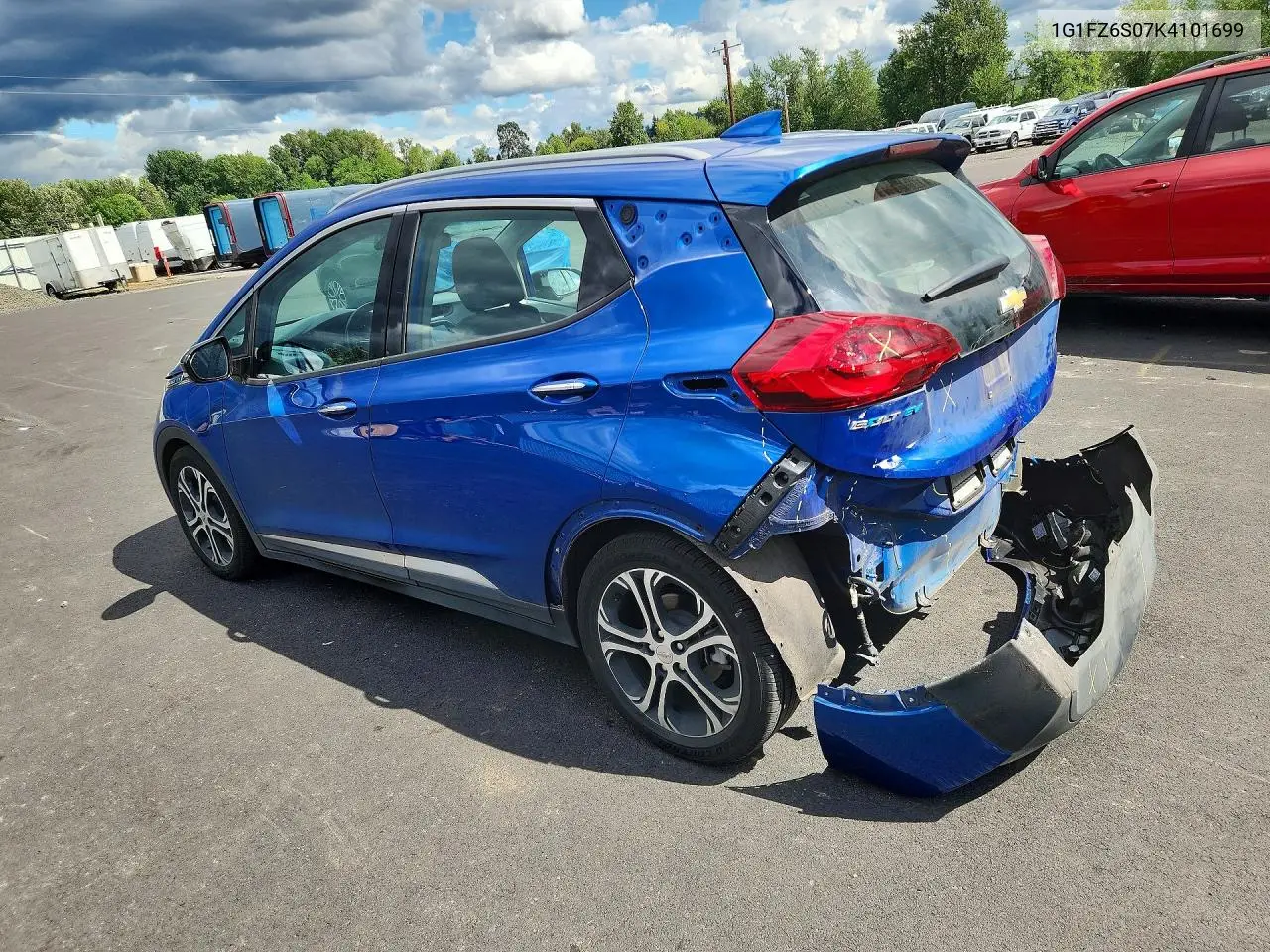 2019 Chevrolet Bolt Ev Premier VIN: 1G1FZ6S07K4101699 Lot: 58952736