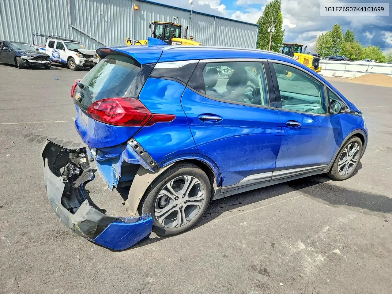 2019 Chevrolet Bolt Ev Premier VIN: 1G1FZ6S07K4101699 Lot: 58952736