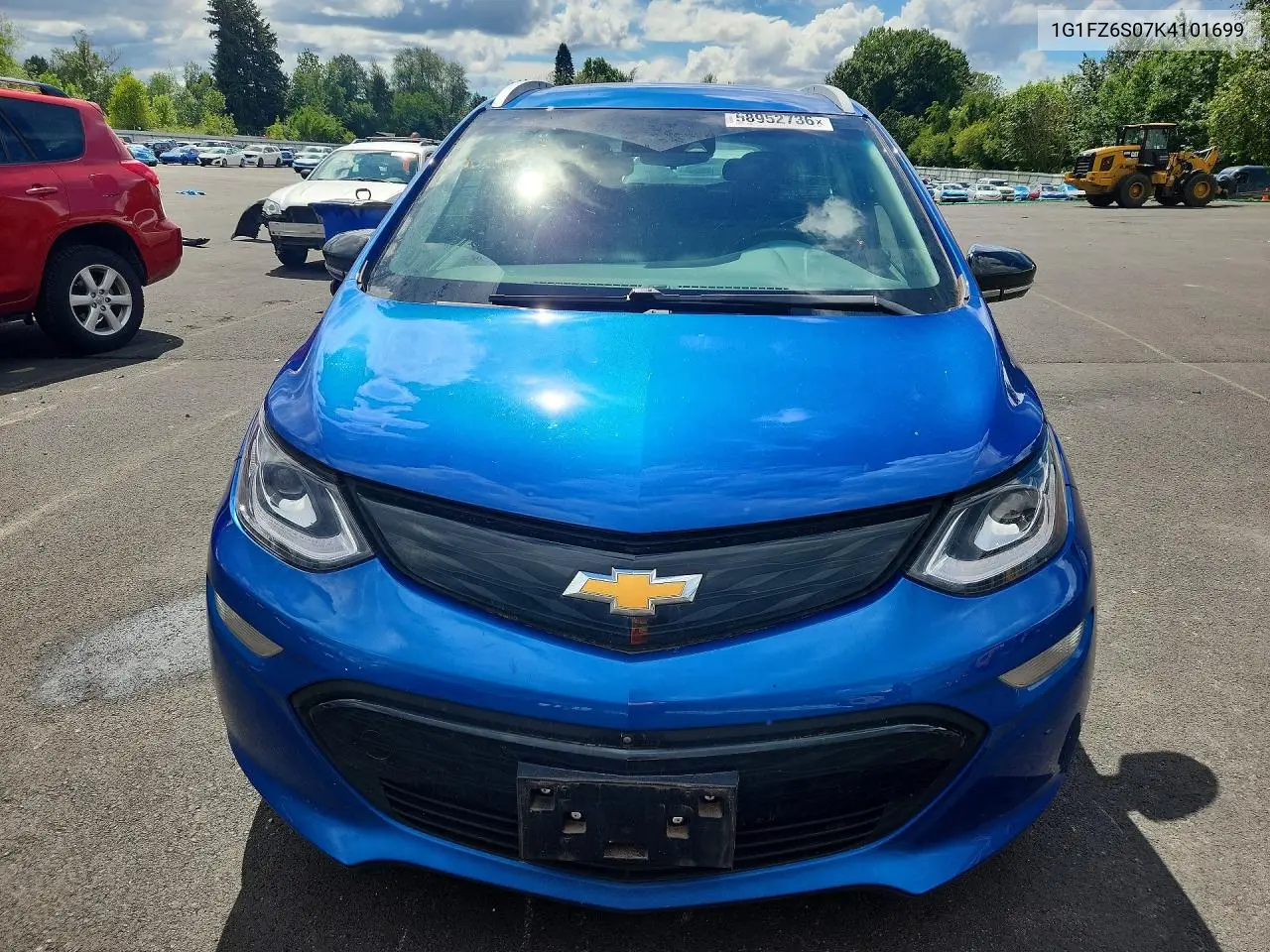 2019 Chevrolet Bolt Ev Premier VIN: 1G1FZ6S07K4101699 Lot: 58952736