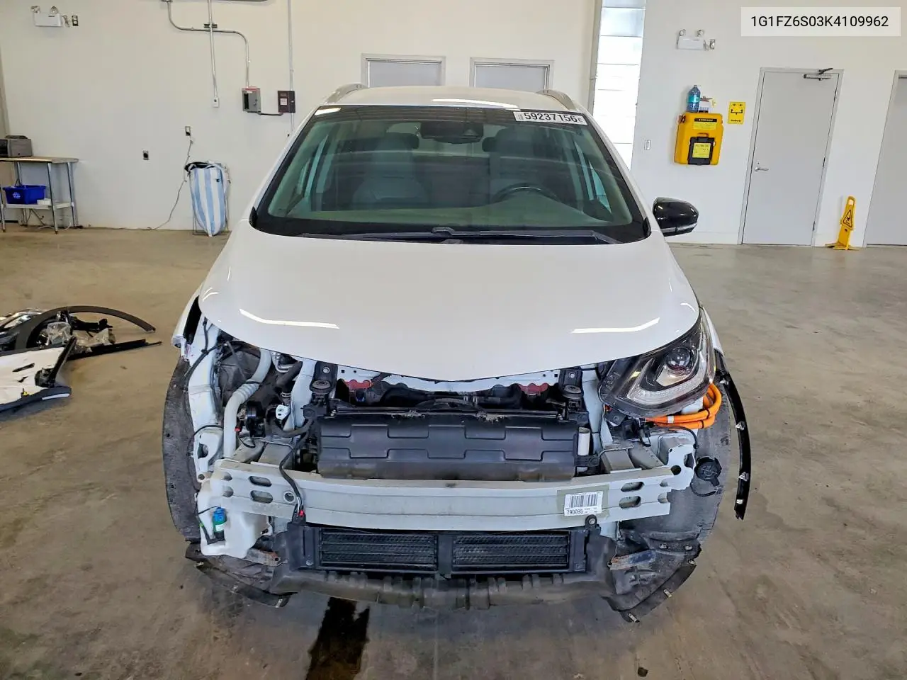 2019 Chevrolet Bolt Ev Premier VIN: 1G1FZ6S03K4109962 Lot: 59237156