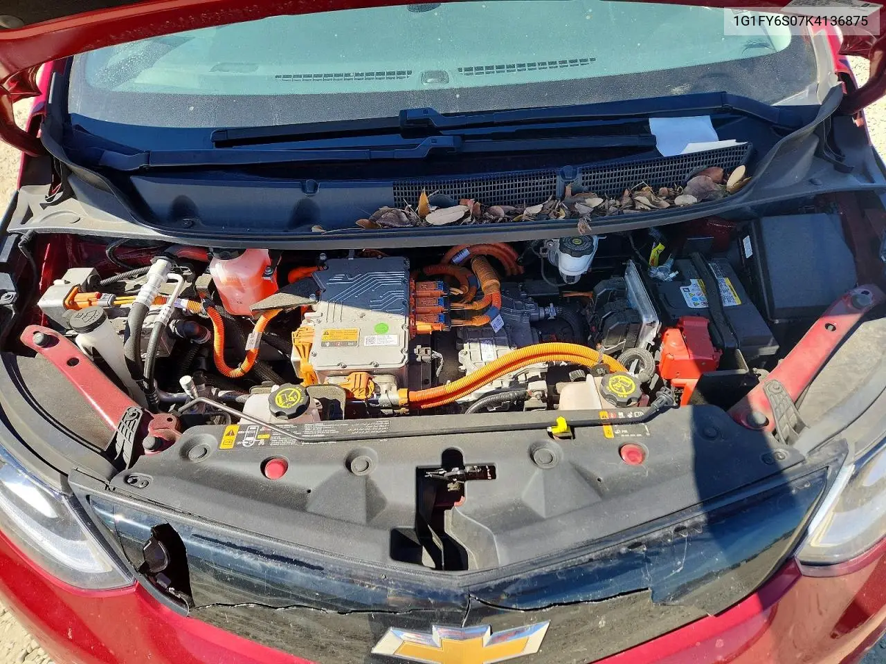 2019 Chevrolet Bolt Ev Lt VIN: 1G1FY6S07K4136875 Lot: 59899896