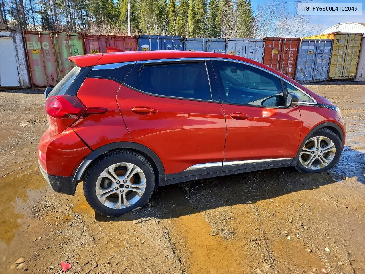 2020 Chevrolet Bolt Ev VIN: 1G1FY6S00L4102049 Lot: 50131806