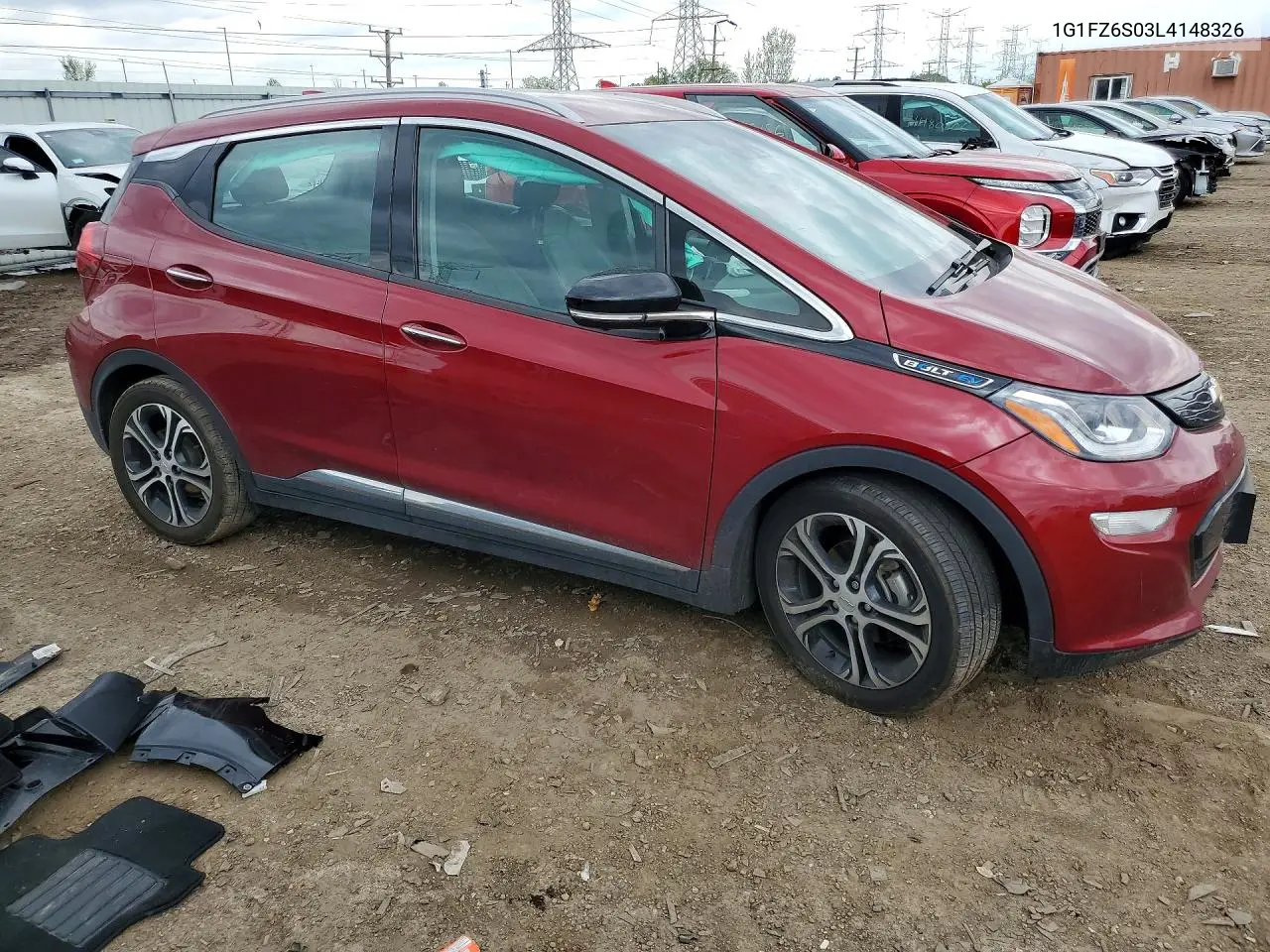 2020 Chevrolet Bolt Ev Premier VIN: 1G1FZ6S03L4148326 Lot: 51768956