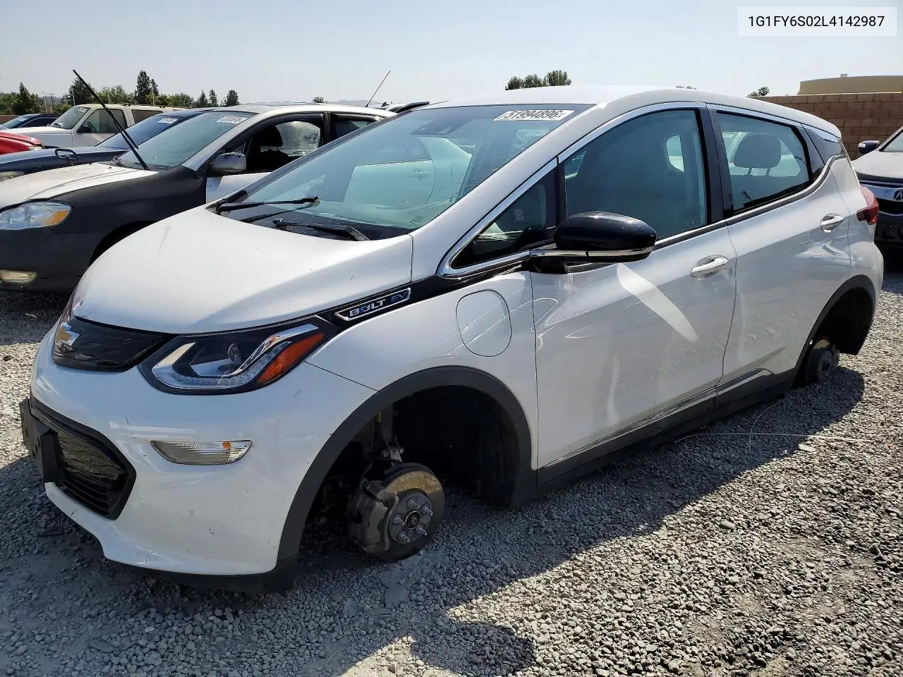 2020 Chevrolet Bolt Ev Lt VIN: 1G1FY6S02L4142987 Lot: 51994896