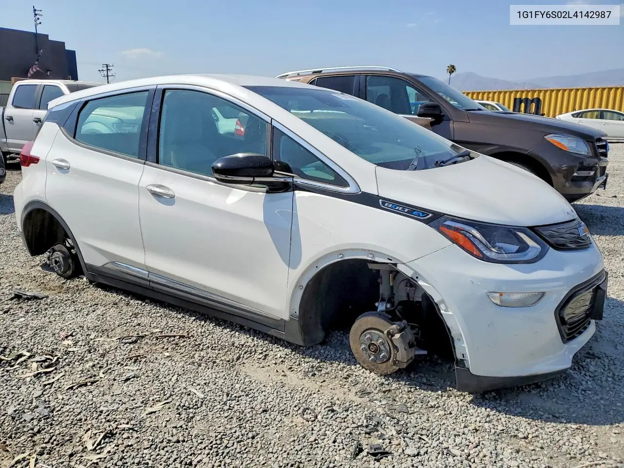 2020 Chevrolet Bolt Ev Lt VIN: 1G1FY6S02L4142987 Lot: 51994896
