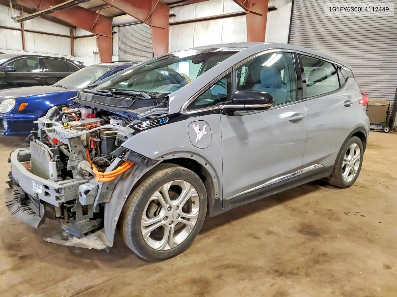 2020 Chevrolet Bolt Ev Lt VIN: 1G1FY6S00L4112449 Lot: 52768486