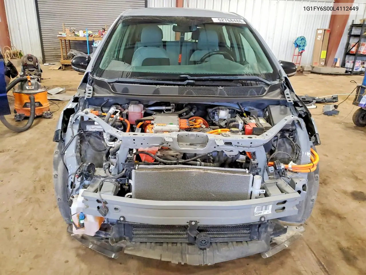 2020 Chevrolet Bolt Ev Lt VIN: 1G1FY6S00L4112449 Lot: 52768486