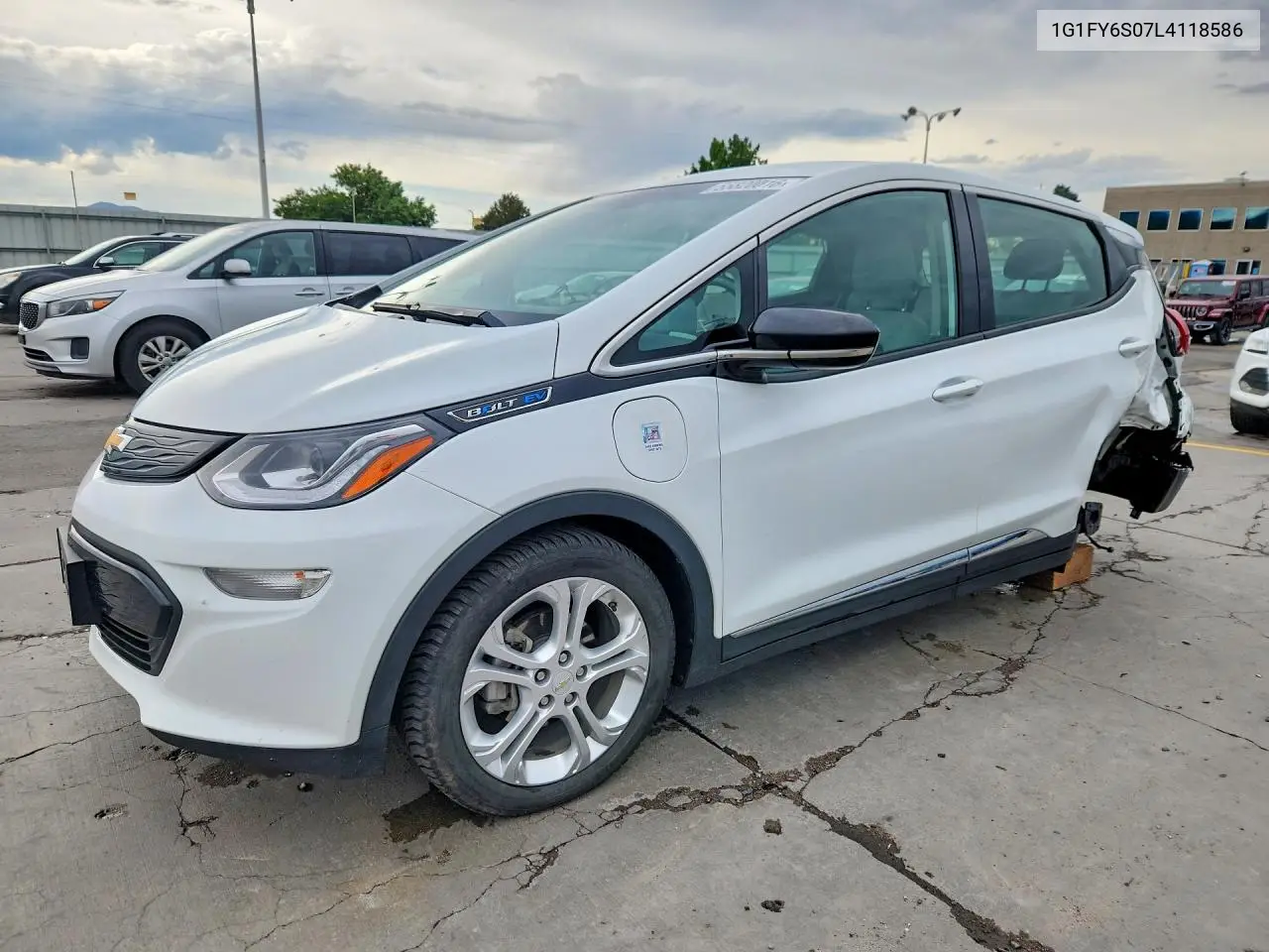 2020 Chevrolet Bolt Ev Lt VIN: 1G1FY6S07L4118586 Lot: 55820016