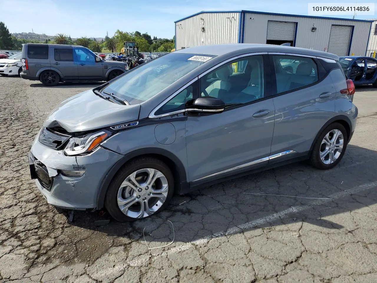 2020 Chevrolet Bolt Ev Lt VIN: 1G1FY6S06L4114836 Lot: 56606166