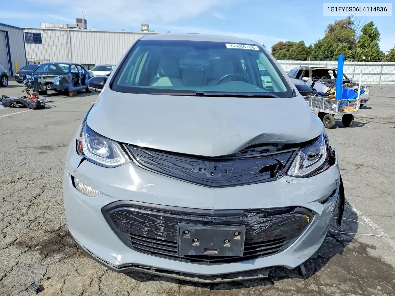 2020 Chevrolet Bolt Ev Lt VIN: 1G1FY6S06L4114836 Lot: 56606166