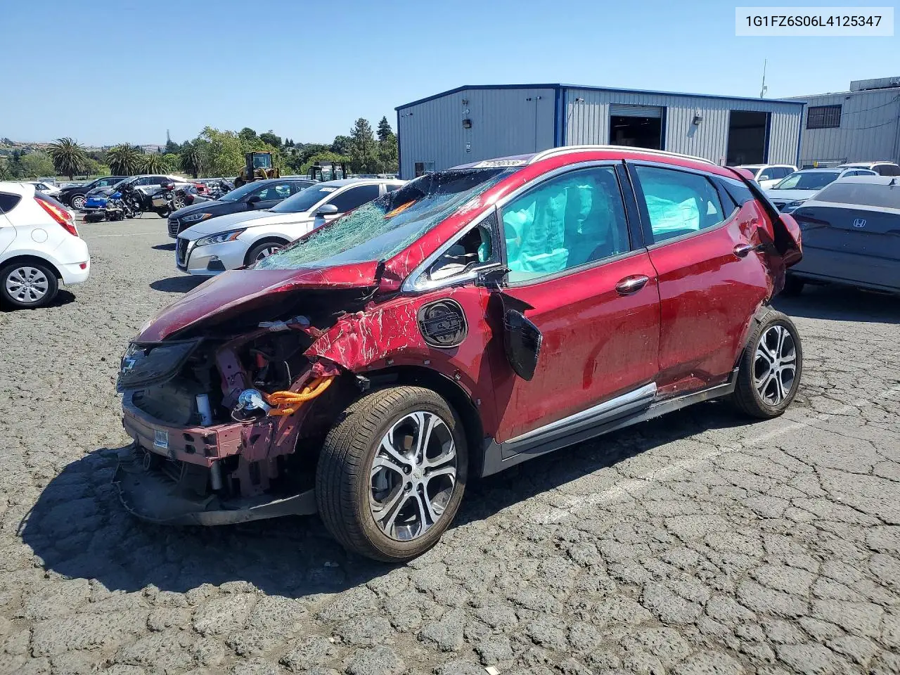2020 Chevrolet Bolt Ev Premier VIN: 1G1FZ6S06L4125347 Lot: 57090556