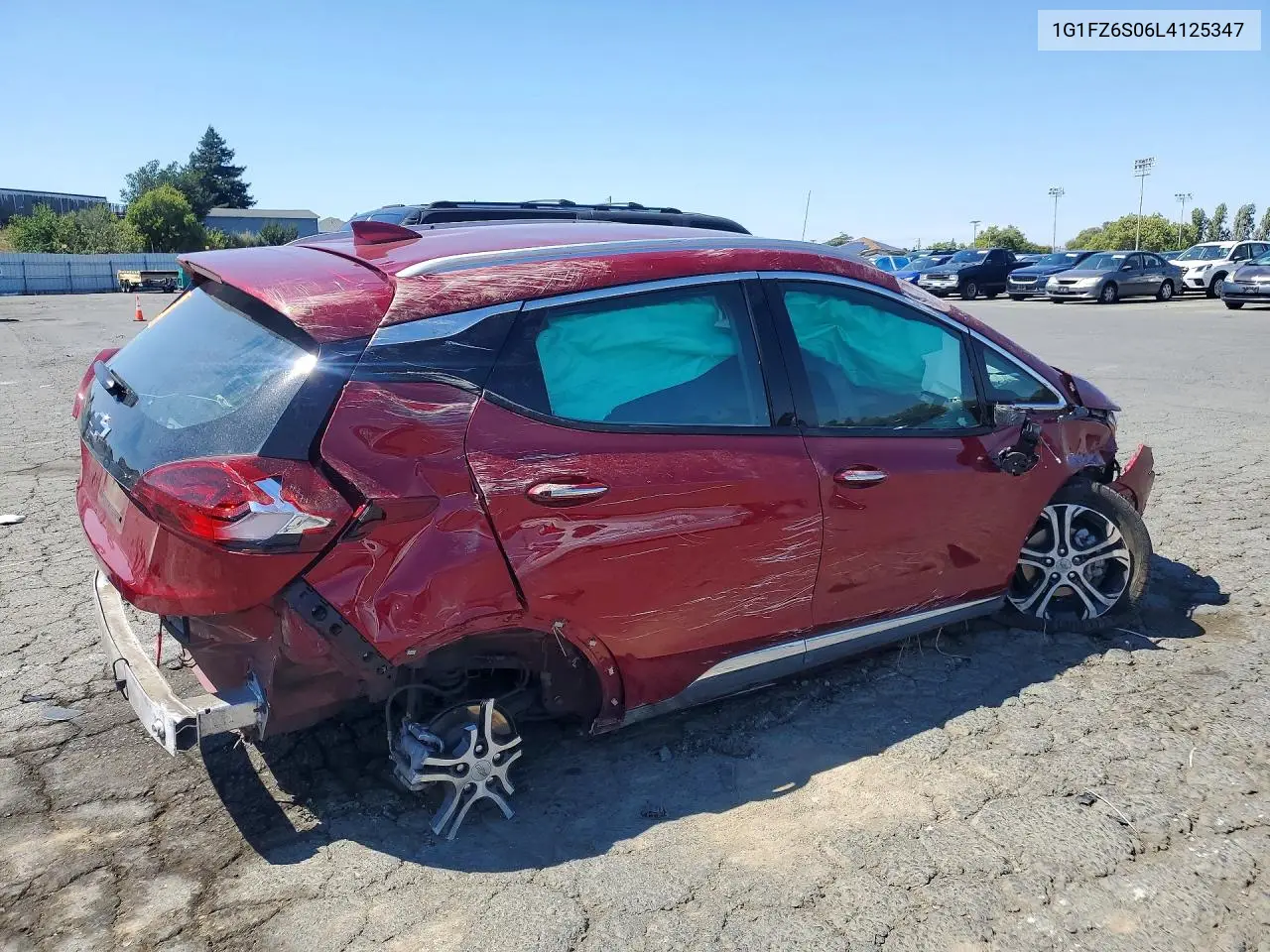 2020 Chevrolet Bolt Ev Premier VIN: 1G1FZ6S06L4125347 Lot: 57090556
