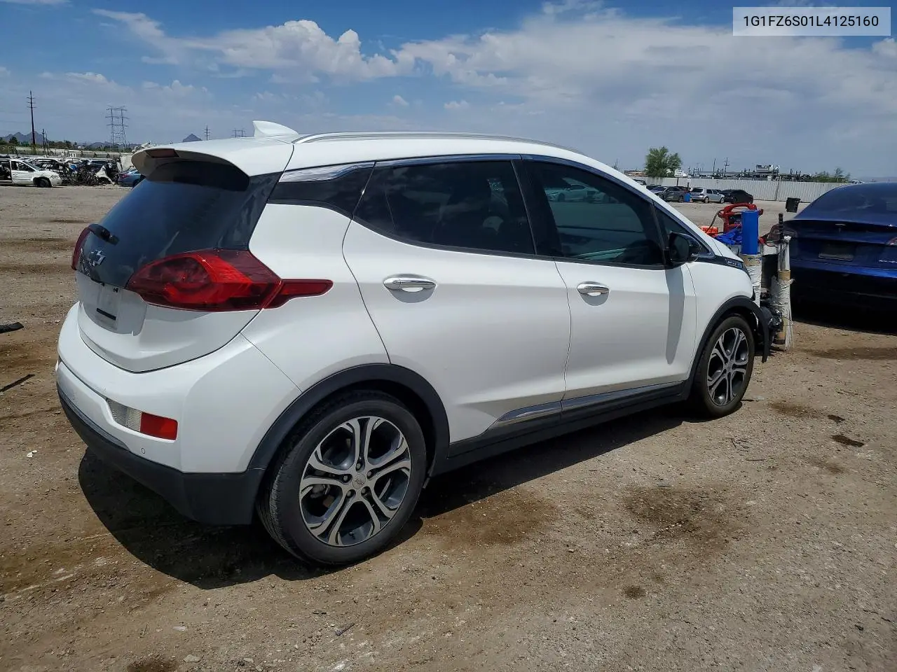 2020 Chevrolet Bolt Ev Premier VIN: 1G1FZ6S01L4125160 Lot: 57888526
