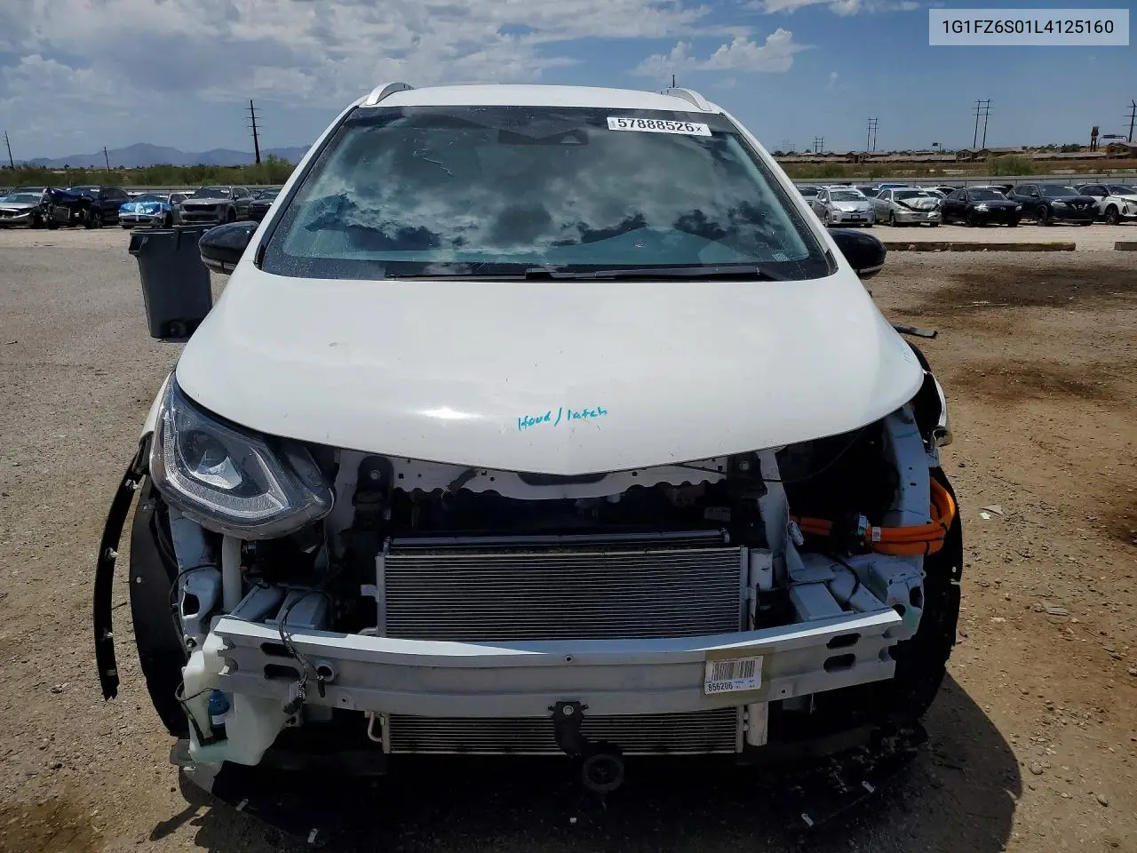 2020 Chevrolet Bolt Ev Premier VIN: 1G1FZ6S01L4125160 Lot: 57888526