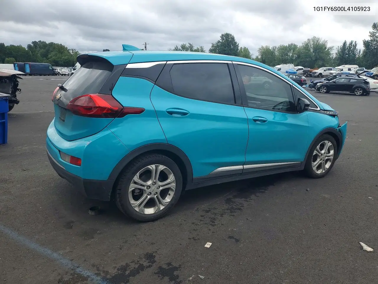 2020 Chevrolet Bolt Ev Lt VIN: 1G1FY6S00L4105923 Lot: 58424536