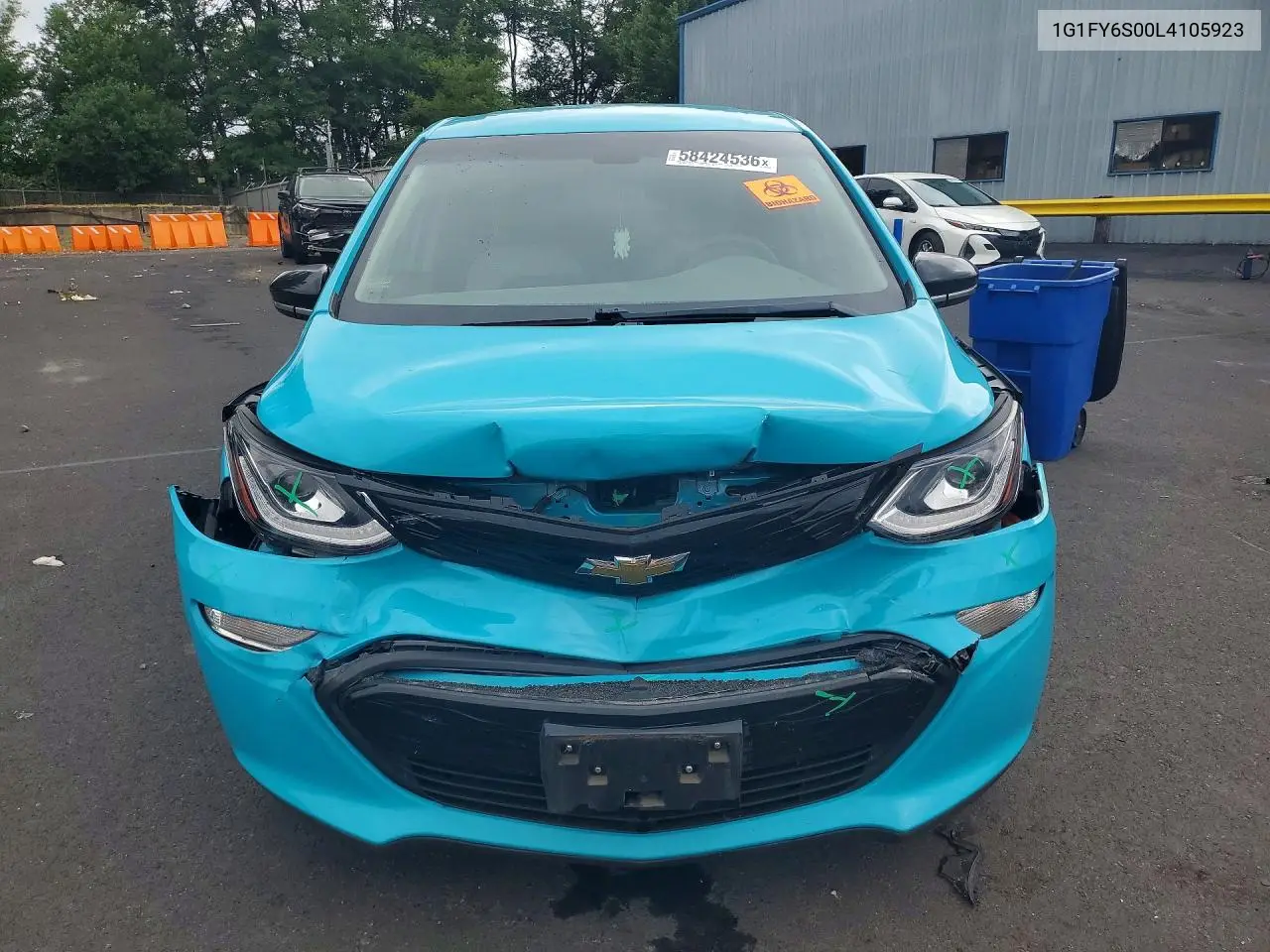 2020 Chevrolet Bolt Ev Lt VIN: 1G1FY6S00L4105923 Lot: 58424536