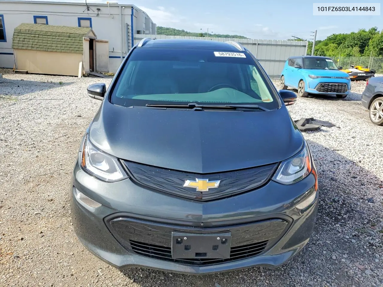 2020 Chevrolet Bolt Ev Premier VIN: 1G1FZ6S03L4144843 Lot: 58793516