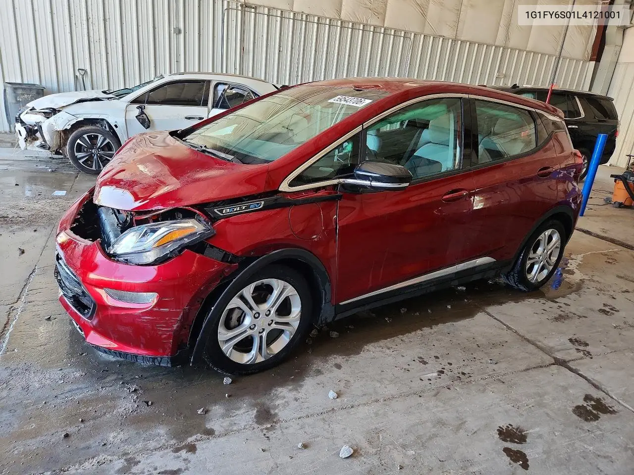 2020 Chevrolet Bolt Ev Lt VIN: 1G1FY6S01L4121001 Lot: 59543706