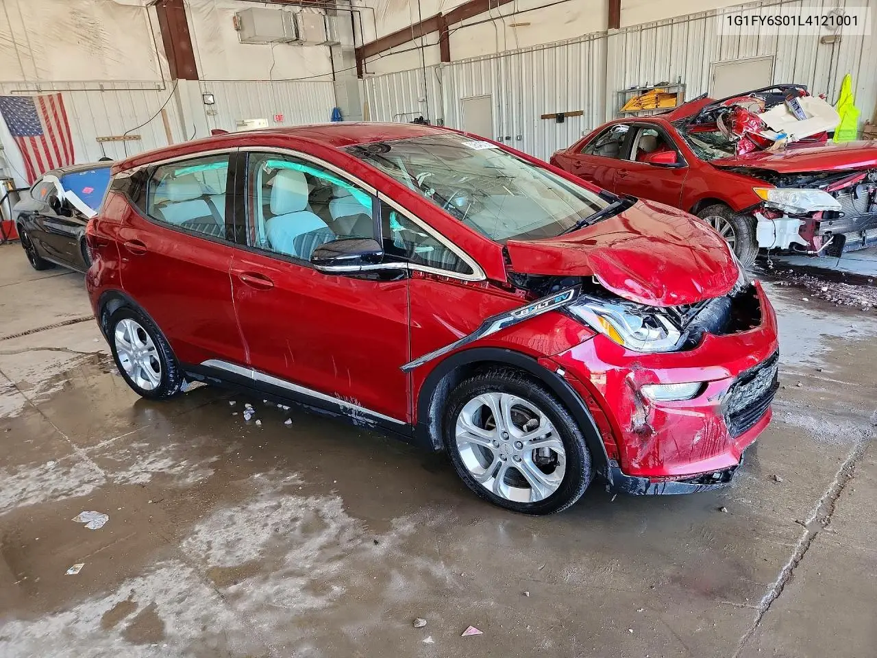 2020 Chevrolet Bolt Ev Lt VIN: 1G1FY6S01L4121001 Lot: 59543706