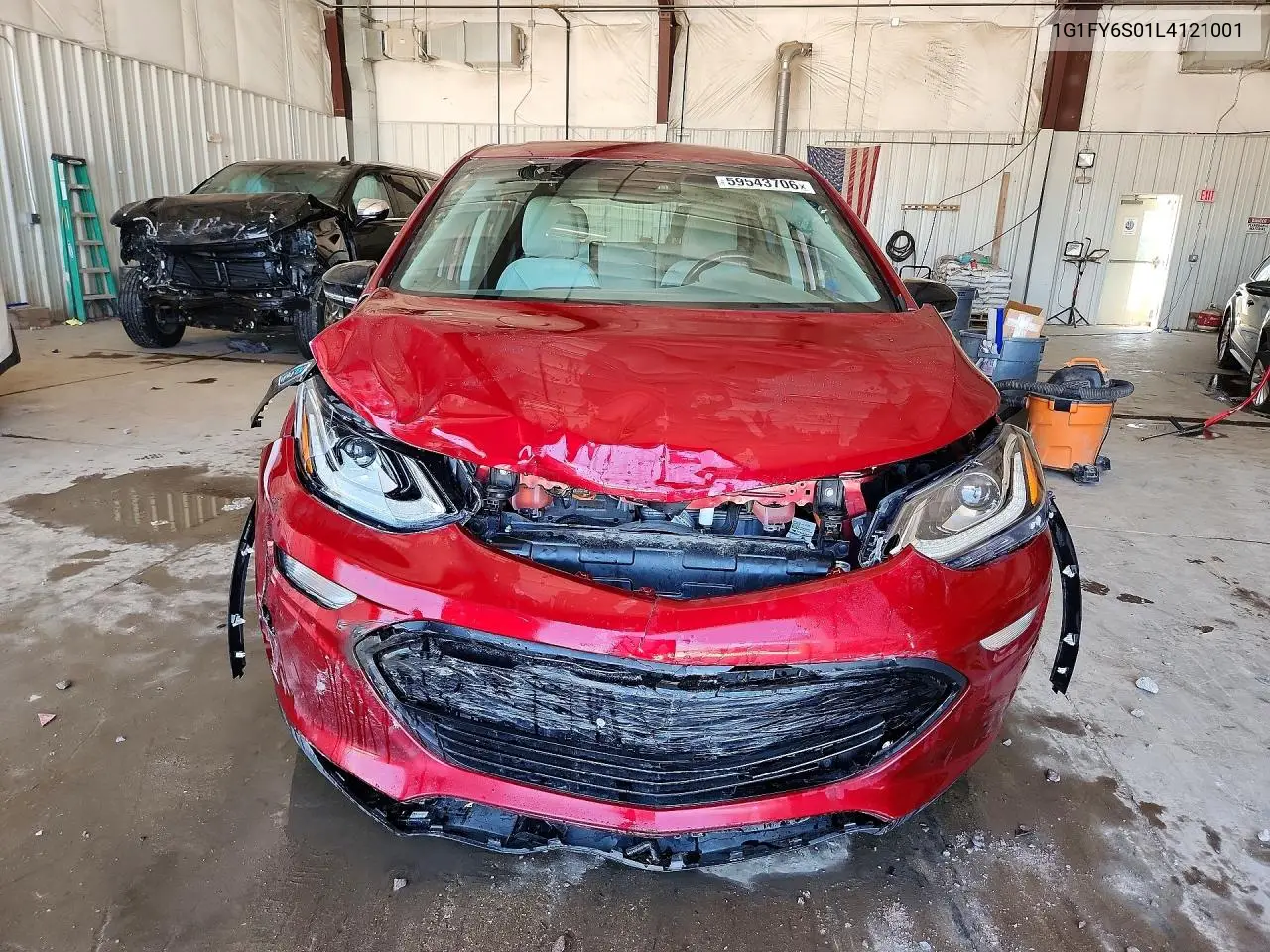 2020 Chevrolet Bolt Ev Lt VIN: 1G1FY6S01L4121001 Lot: 59543706