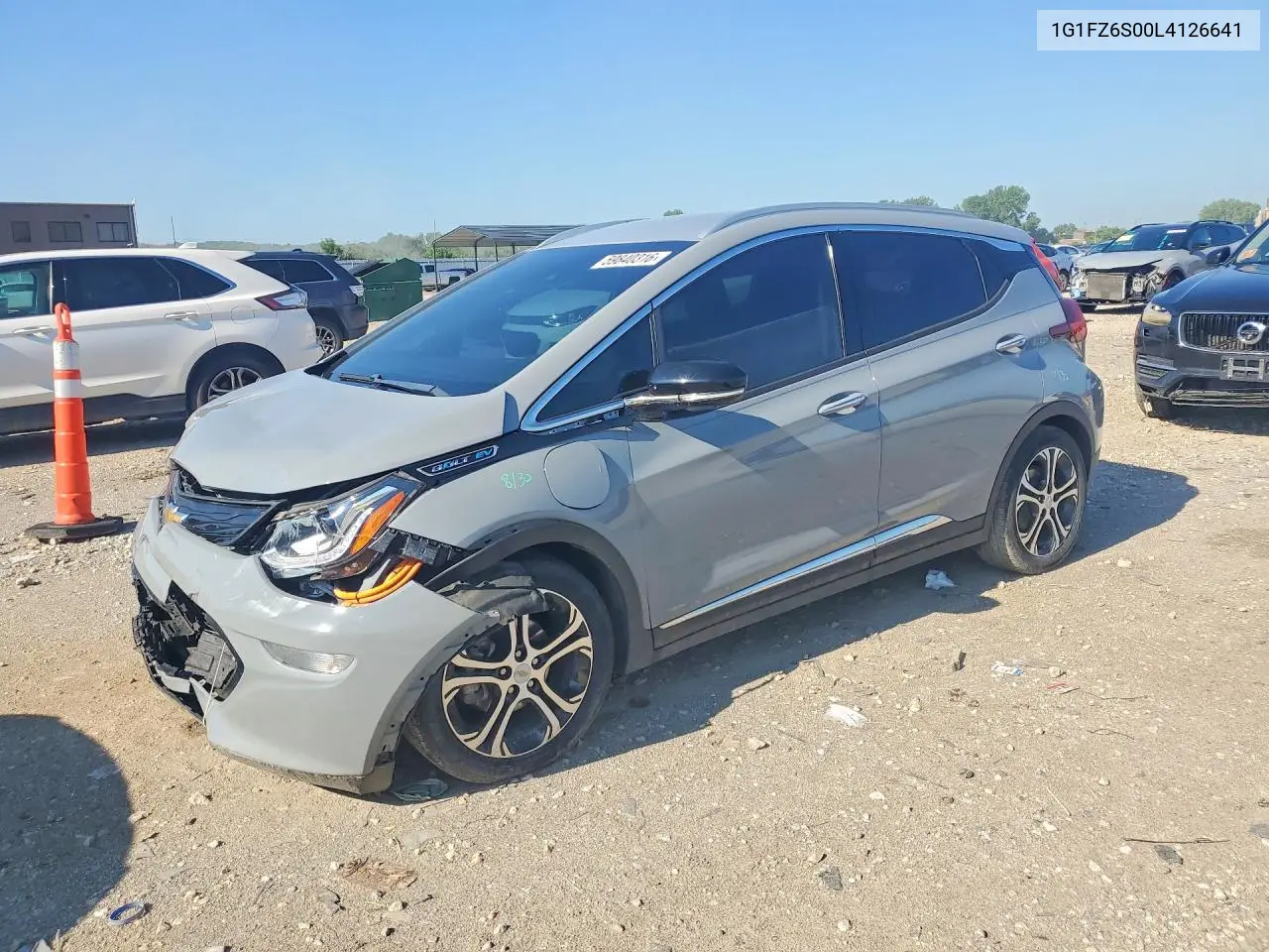 2020 Chevrolet Bolt Ev Premier VIN: 1G1FZ6S00L4126641 Lot: 59840316