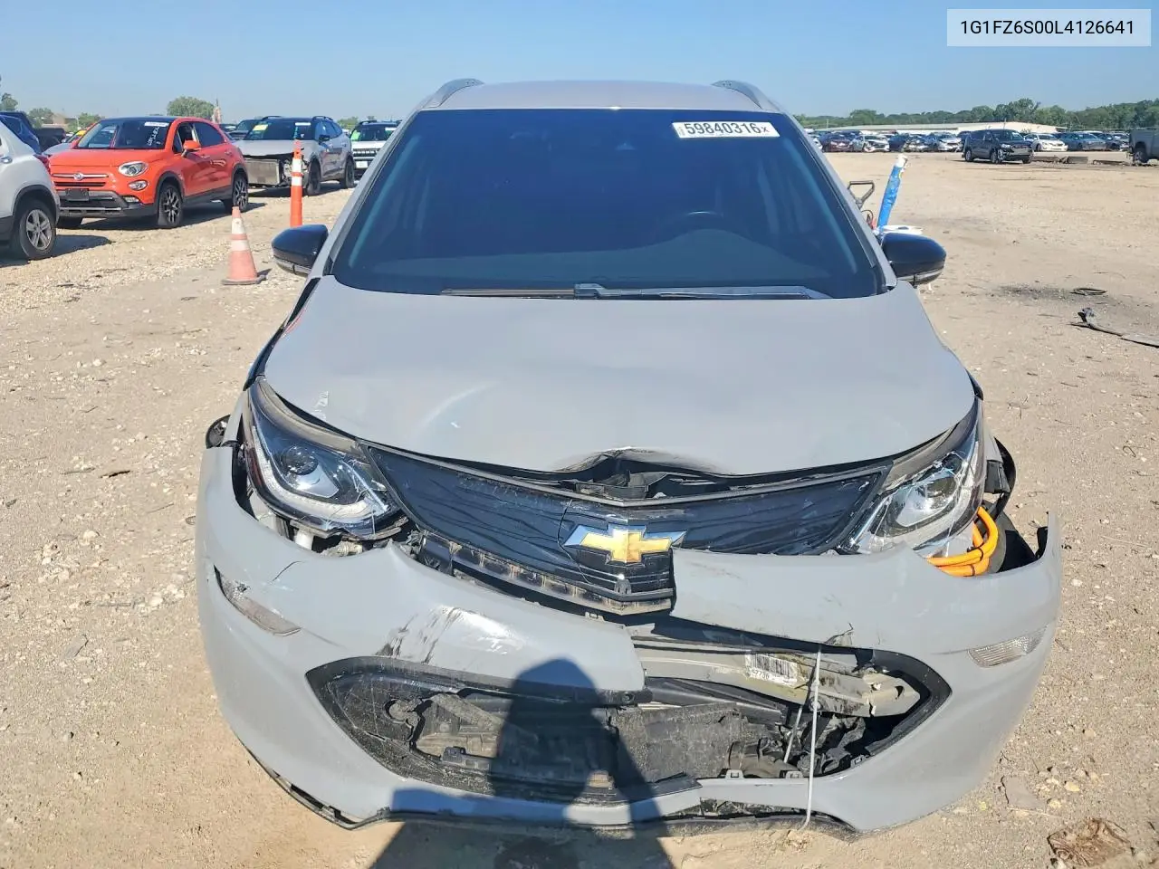 2020 Chevrolet Bolt Ev Premier VIN: 1G1FZ6S00L4126641 Lot: 59840316