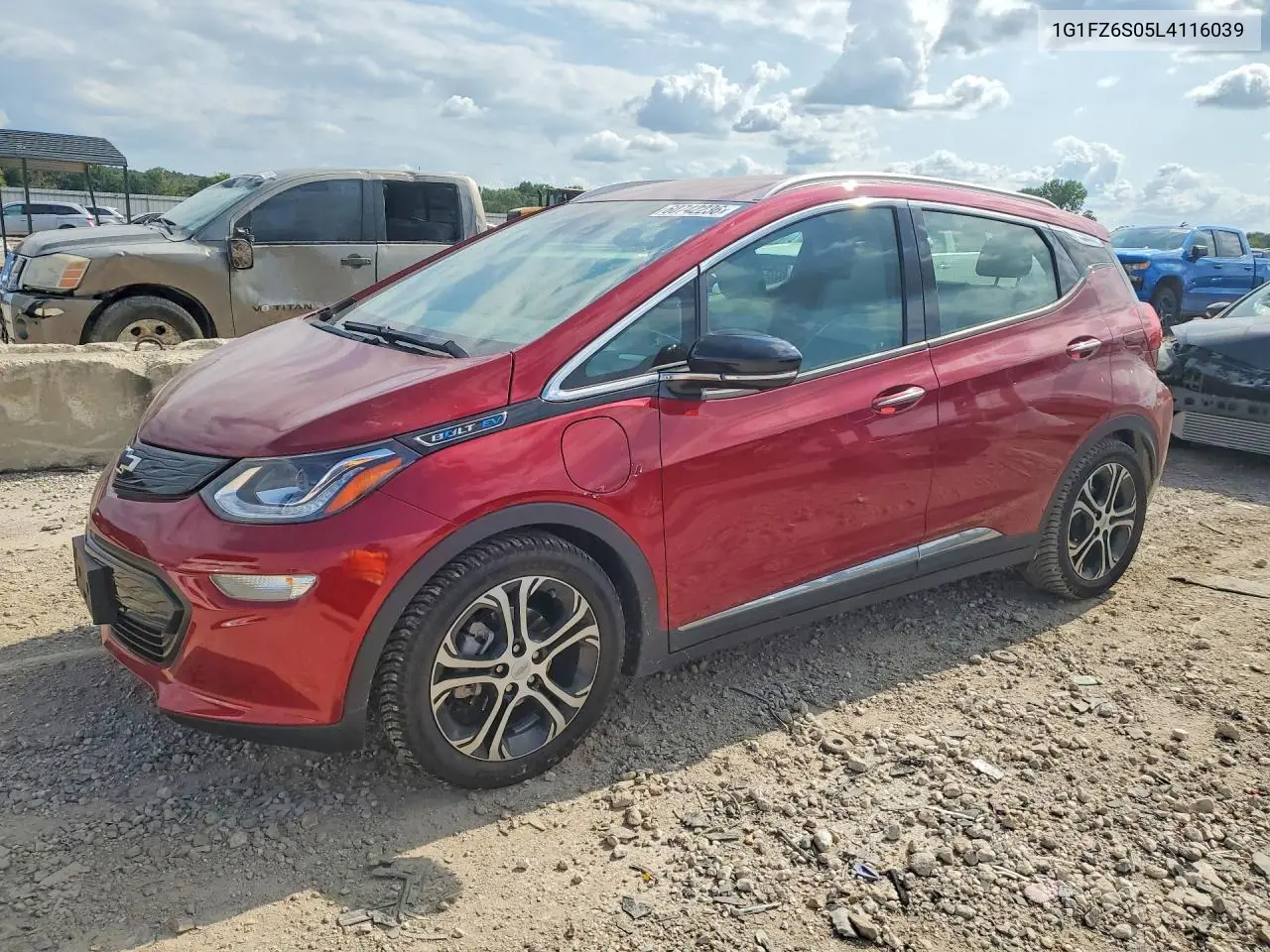2020 Chevrolet Bolt Ev Premier VIN: 1G1FZ6S05L4116039 Lot: 60742236