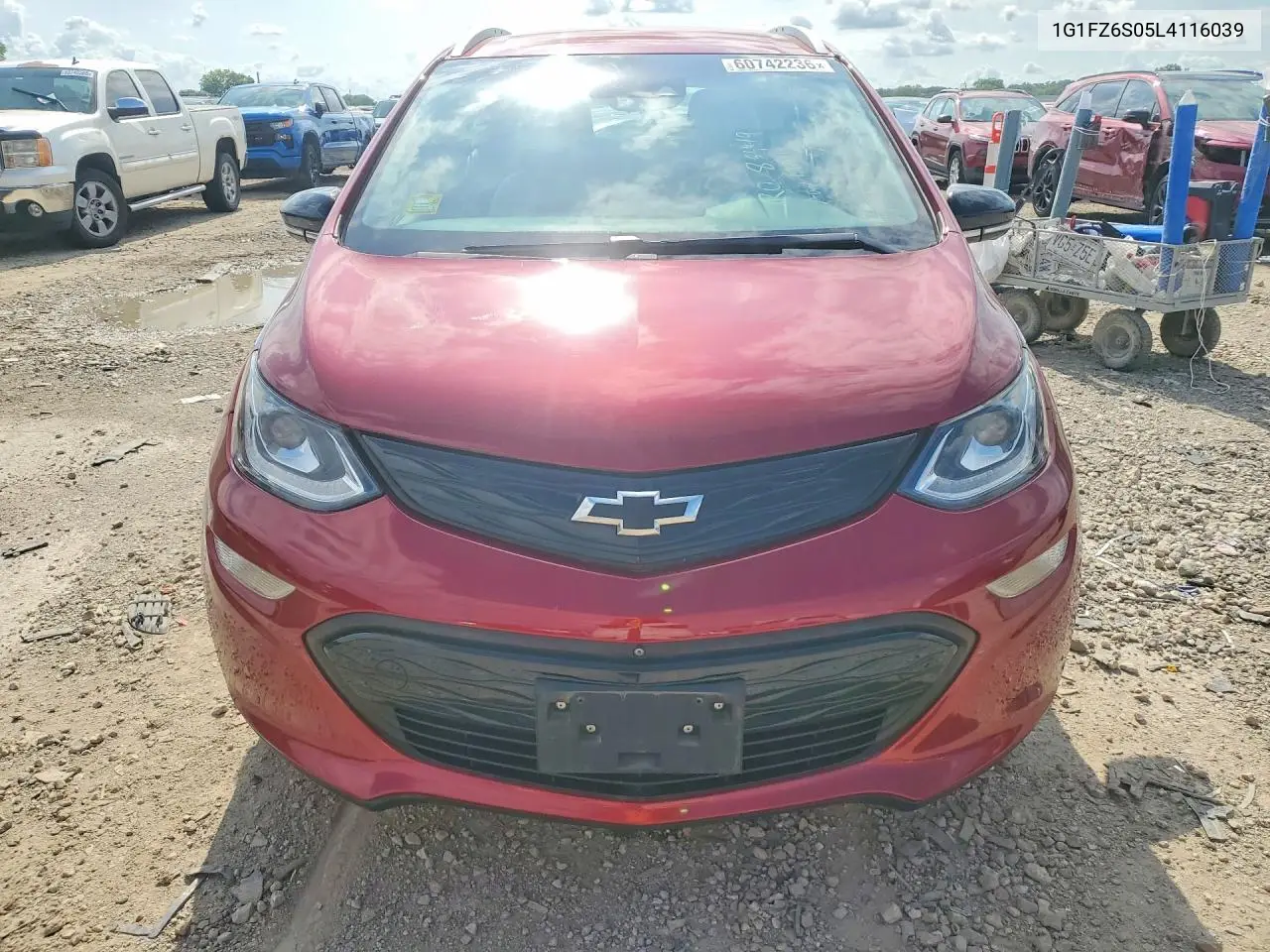 2020 Chevrolet Bolt Ev Premier VIN: 1G1FZ6S05L4116039 Lot: 60742236
