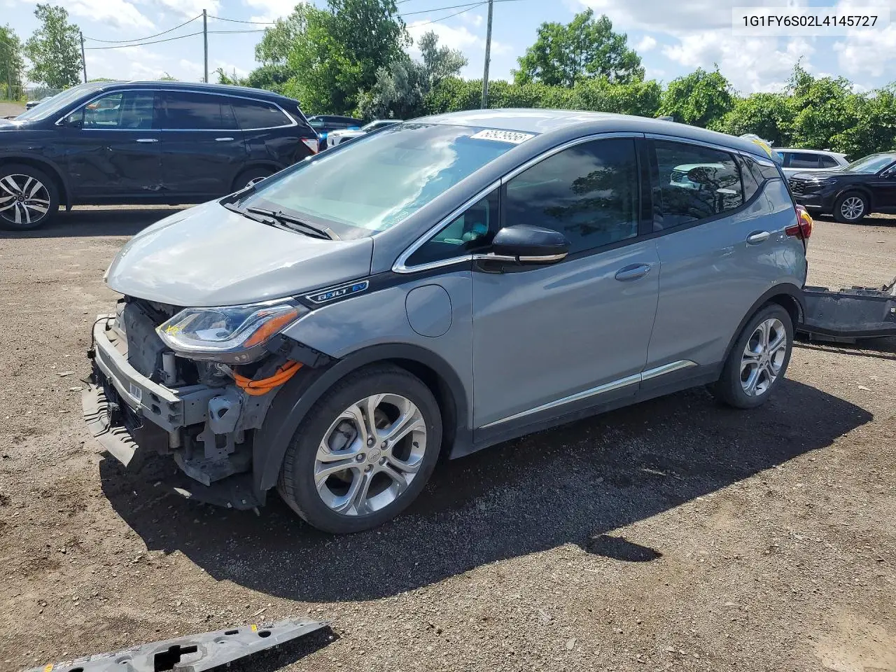 2020 Chevrolet Bolt Ev Lt VIN: 1G1FY6S02L4145727 Lot: 60929956