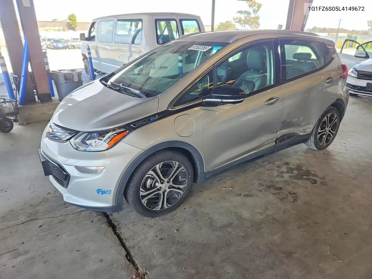 2020 Chevrolet Bolt Ev Premier VIN: 1G1FZ6S05L4149672 Lot: 61502356
