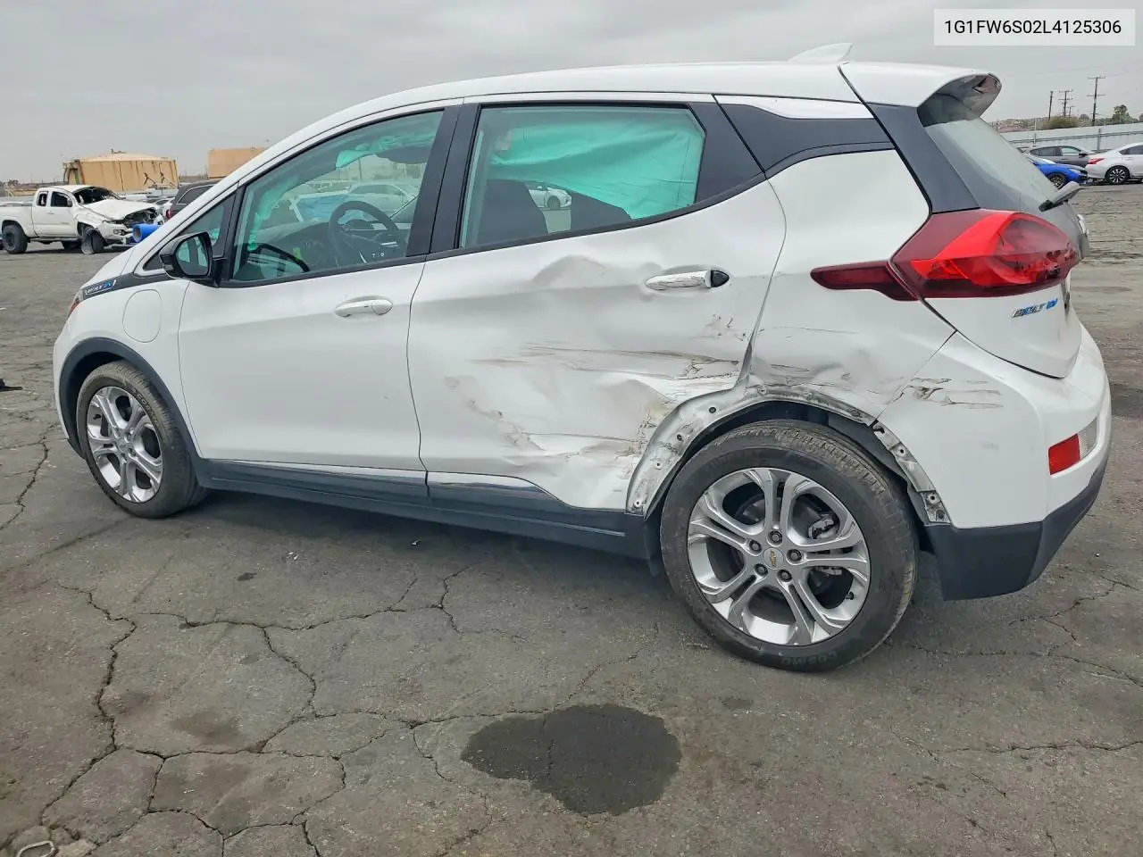 2020 Chevrolet Bolt Ev Lt VIN: 1G1FW6S02L4125306 Lot: 85771335