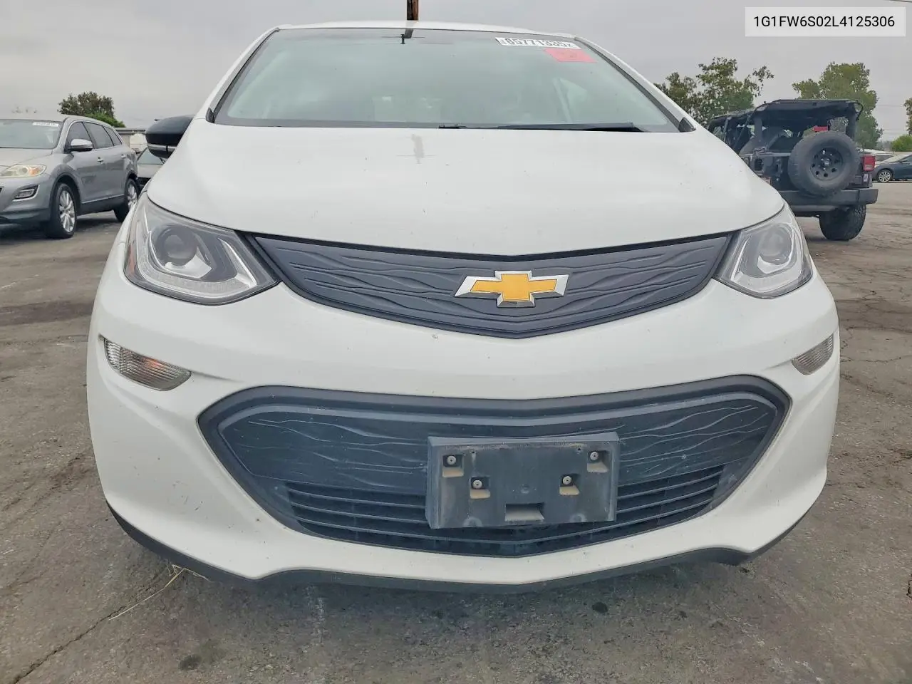 2020 Chevrolet Bolt Ev Lt VIN: 1G1FW6S02L4125306 Lot: 85771335