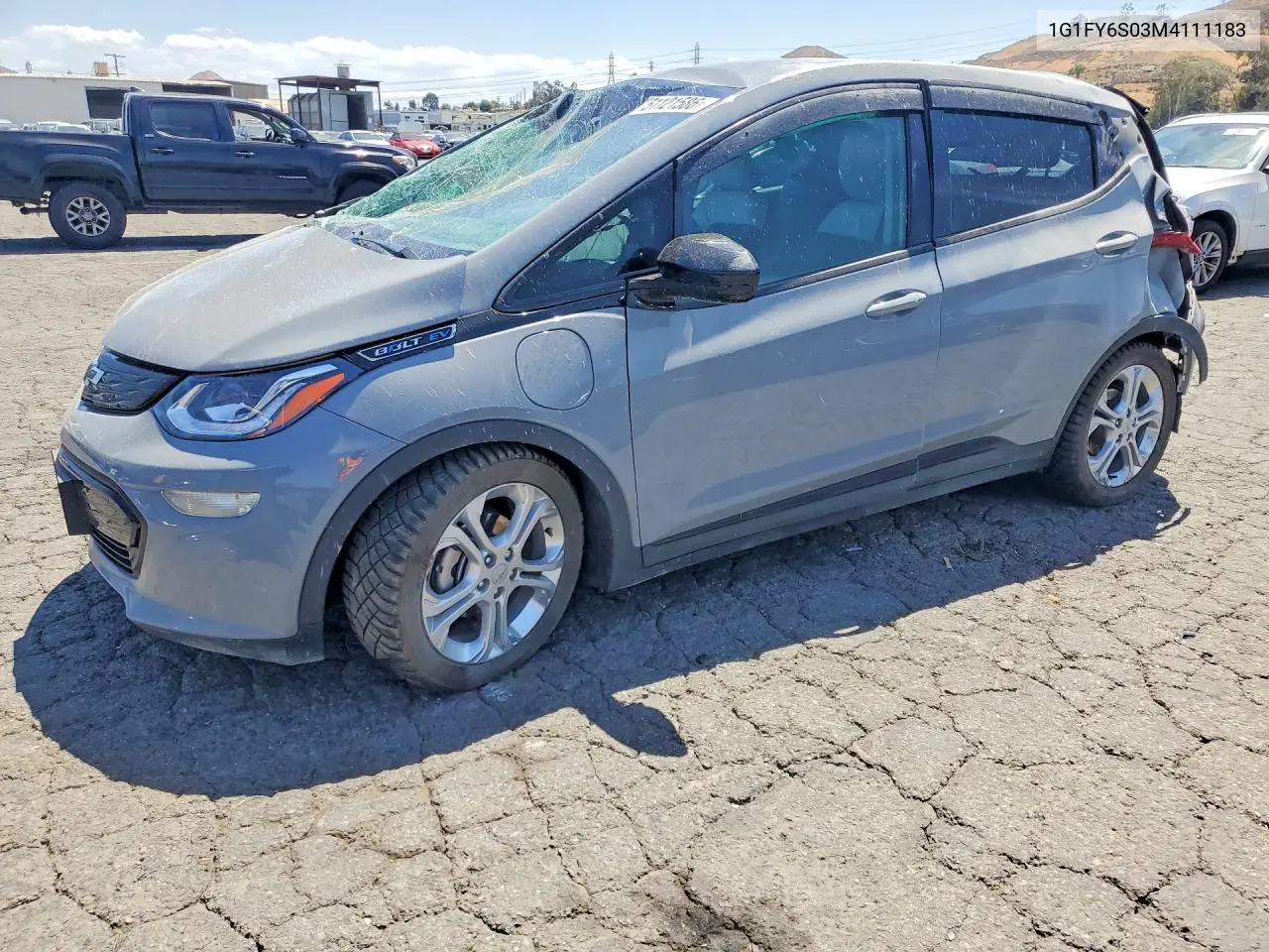 2021 Chevrolet Bolt Ev Lt VIN: 1G1FY6S03M4111183 Lot: 51121586