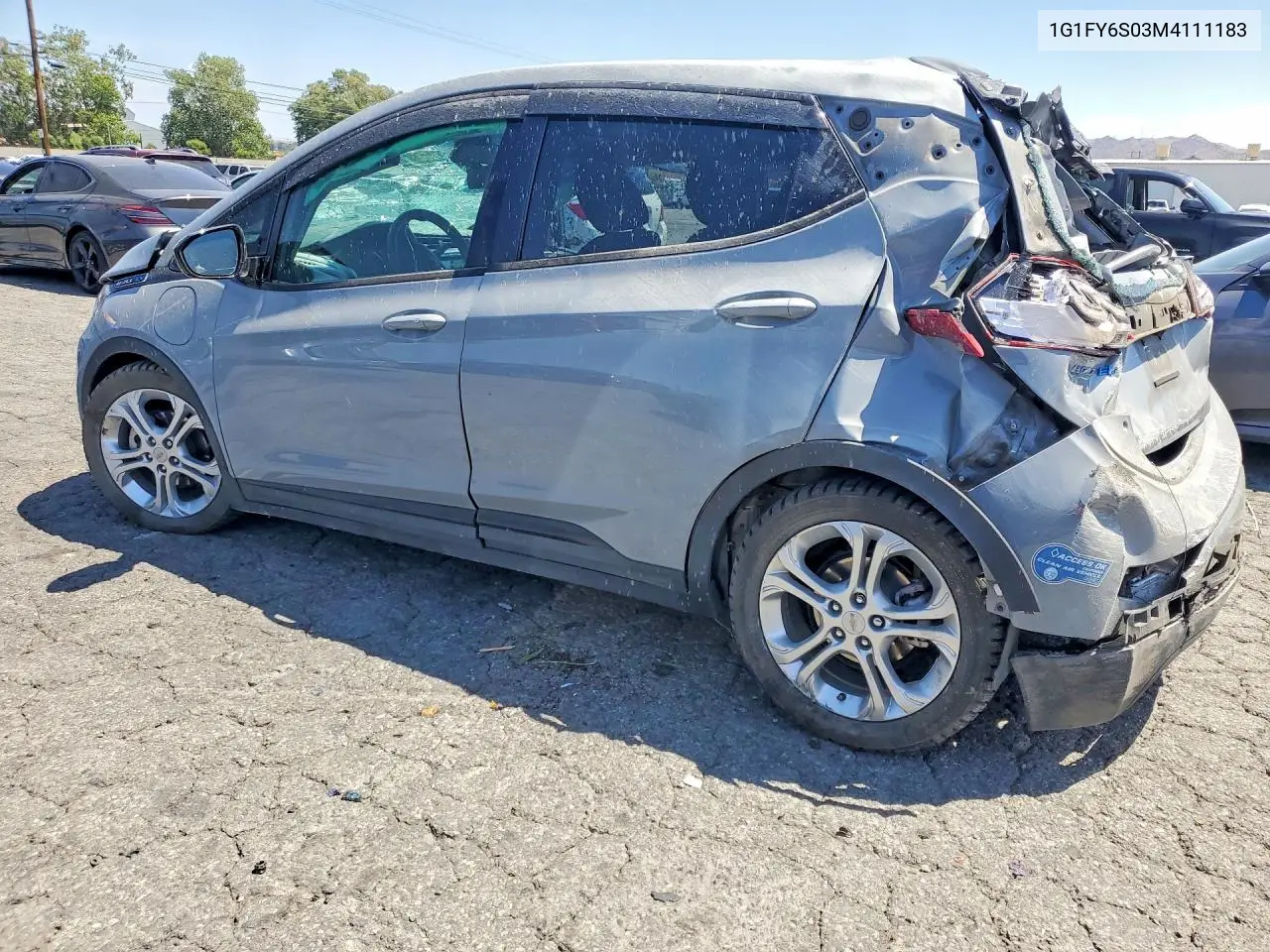 2021 Chevrolet Bolt Ev Lt VIN: 1G1FY6S03M4111183 Lot: 51121586