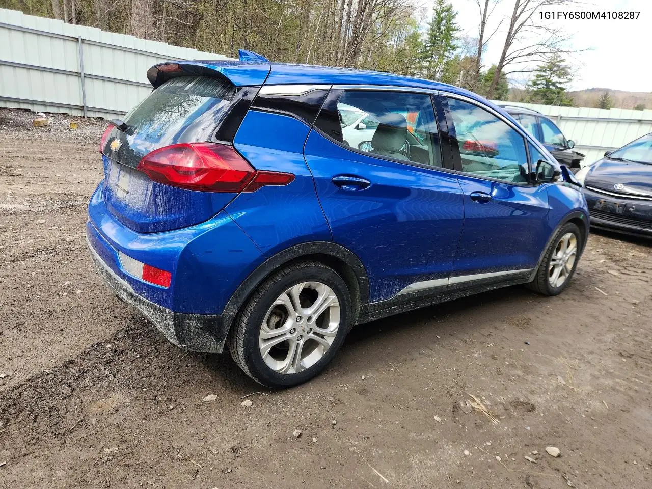 2021 Chevrolet Bolt Ev Lt VIN: 1G1FY6S00M4108287 Lot: 51975436